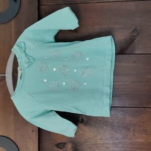 Sonoma, Blue Long Sleeve Shirt with Bow size 4T